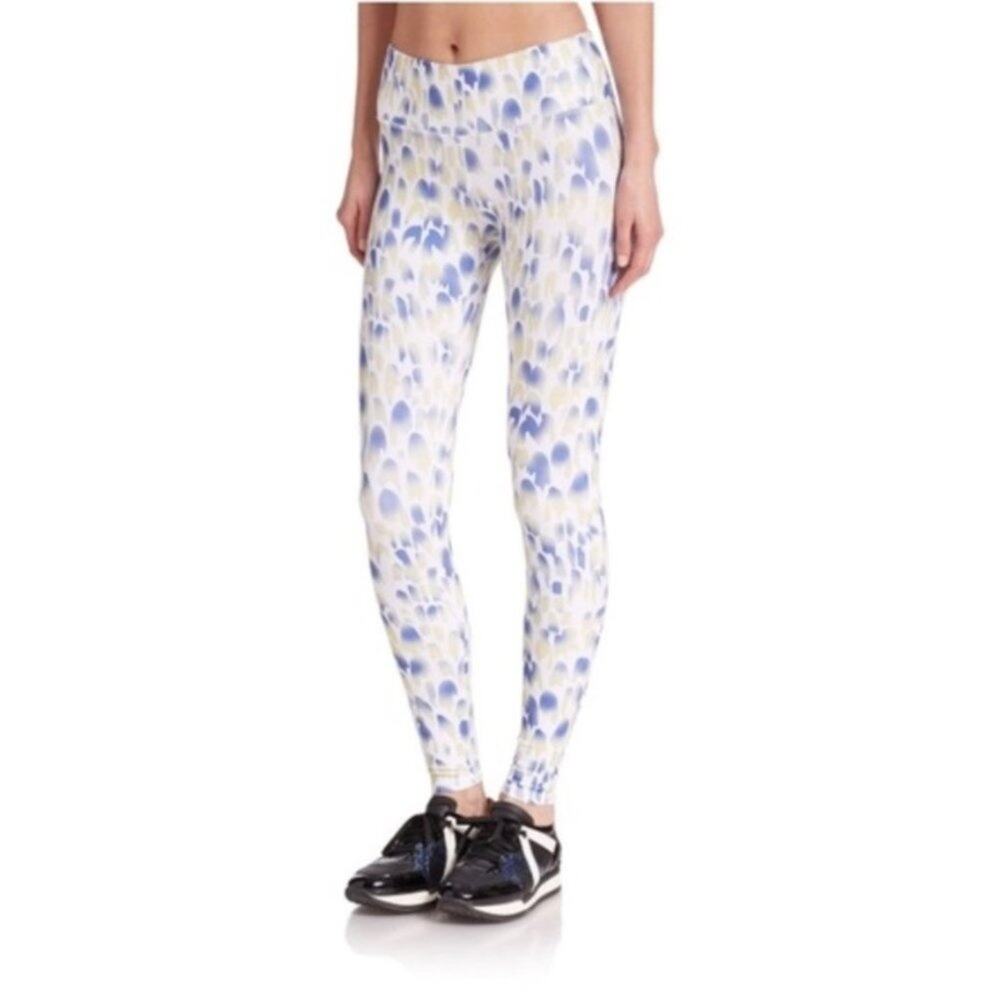 Alo Yoga Cheetah Colorful Stretch Airbrush Athletic Legging Pants Athleisure